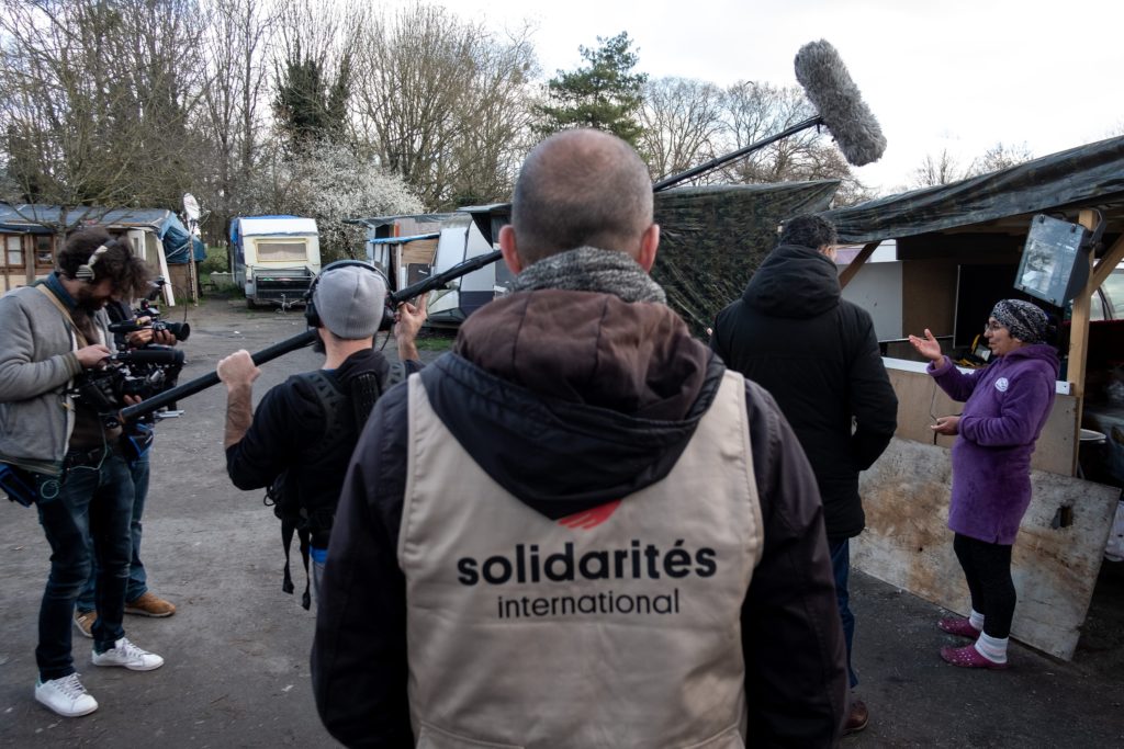 Début du tournage “Vies oubliées des squats et bidonvilles” à Nantes